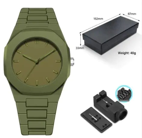 Arabic Digital Sports Waterproof Quartz Watch