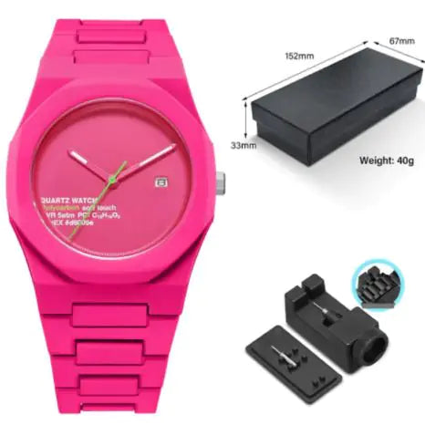 Arabic Digital Sports Waterproof Quartz Watch