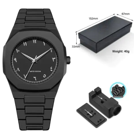 Arabic Digital Sports Waterproof Quartz Watch