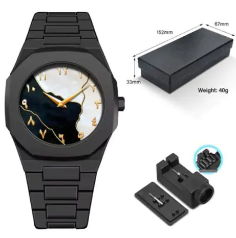 Arabic Digital Sports Waterproof Quartz Watch